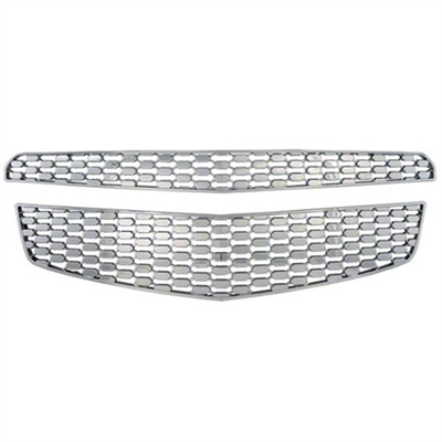 Chevrolet Equinox Chrome Grille Overlay, 2010, 2011