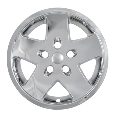 Jeep Wrangler JK Chrome Wheel Covers, 2007, 2008, 2009, 2010, 2011, 2012, 2013, 2014, 2015, 2016, 2017, 2018