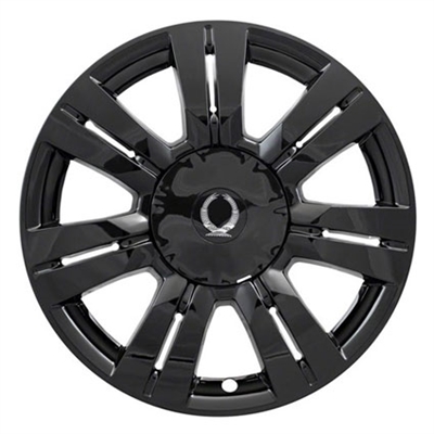 Cadillac SRX Gloss Black Wheel Covers (18"), 4pc 2006, 2007, 2008, 2009, 2010