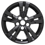 Chevrolet Equinox LS Gloss Black Wheel Covers, 4pc  2010, 2011, 2012, 2013, 2014, 2015, 2016, 2017