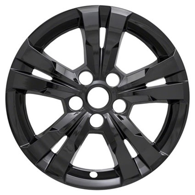 Chevrolet Equinox LS Gloss Black Wheel Covers, 4pc  2010, 2011, 2012, 2013, 2014, 2015, 2016, 2017