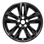 Ford Edge Gloss Black Wheel Covers, 2015, 2016, 2017, 2018