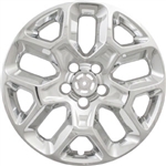 Jeep Renegade Latitude Chrome Wheel Covers, 2015, 2016, 2017, 2018, 2019, 2020