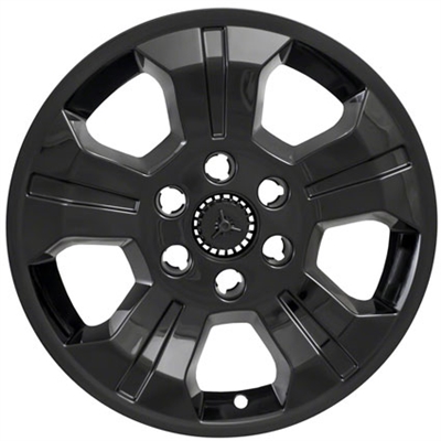 Chevrolet Silverado 1500 Gloss Black Wheel Covers, 4pc 2015, 2016, 2017, 2018, 2019
