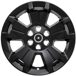 Chevrolet Colorado Gloss Black Wheel Covers, 2015, 2016, 2017, 2018, 2019, 2020, 2021, 2022