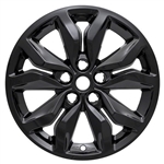 Chevrolet Equinox L, LS, LT, Premier Gloss Black Wheel Covers (18"), 4pc  2018, 2019, 2020, 2021, 2022, 2023