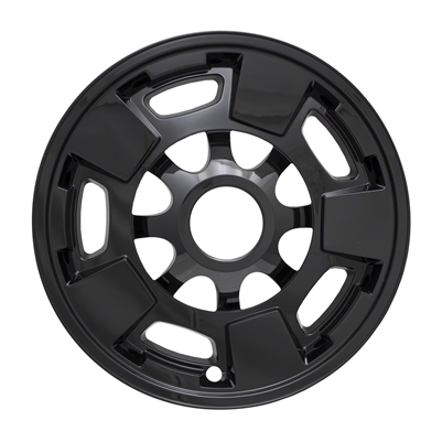 Chevrolet Silverado 2500 / 3500 Gloss Black Wheel Covers, 4pc 2011, 2012, 2013, 2014, 2015, 2016, 2017, 2018, 2019