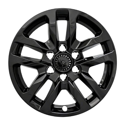 Chevrolet Silverado 1500 Black Wheel Covers, 2019, 2020, 2021, 2022, 2023, 2024