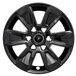 Chevrolet Silverado 1500 Gloss Black Wheel Covers (17"), 4pc 2020, 2021, 2022, 2023, 2024