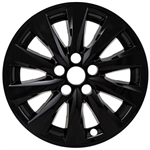 Toyota Camry Gloss Black Wheel Covers, 2018, 2019, 2020, 2021, 2022, 2023, 2024