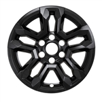 Chevrolet Silverado 1500 RST Gloss Black Wheel Covers, 2022, 2023, 2024