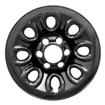GMC Sierra 1500 Gloss Black Wheel Covers, 4pc  2005, 2006, 2007, 2008, 2009, 2010, 2011, 2012, 2013
