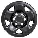 Toyota Tacoma Gloss Black Wheel Covers, 4pc  2005, 2006, 2007, 2008, 2009, 2010, 2011, 2012, 2013, 2014, 2015, 2016, 2017, 2018, 2019, 2020, 2021, 2022, 2023