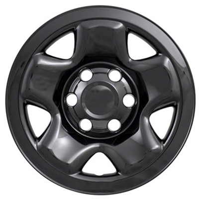 Toyota Tacoma Gloss Black Wheel Covers, 4pc  2005, 2006, 2007, 2008, 2009, 2010, 2011, 2012, 2013, 2014, 2015, 2016, 2017, 2018, 2019, 2020, 2021, 2022, 2023