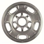 Chevrolet Silverado 2500 / 3500 WT Chrome Wheel Covers, 2011, 2012, 2013, 2014. 2015, 2016, 2017, 2018, 2019