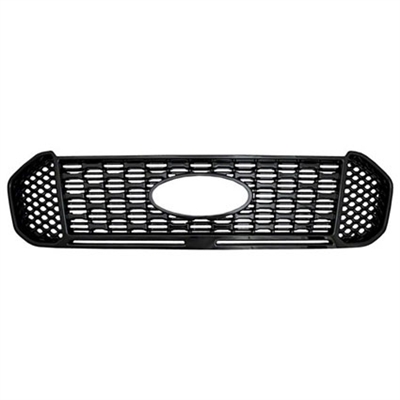 Ford Ranger Gloss Black Grille Overlay,  2019, 2020, 2021, 2022, 2023