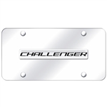 Dodge Challenger Chrome License Plate