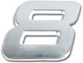 Premium 3D Chrome Individual Letters & Numbers - Number 8