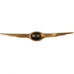 Chrysler 300 Mini-Wing Gold Emblems