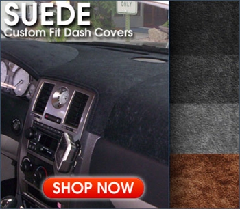 Suede Aftermarket Dash Covers- Gray, Beige, Black & more