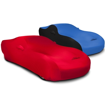 CUSTOM VEHICLE COVER SATIN STRETCH PURE RED CLASS 2