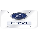 Chrome License Plate - Ford F350