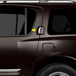 Nissan Armada Chrome Rear Door Handle Covers, 2pc 2004, 2005, 2006, 2007, 2008, 2009, 2010, 2011, 2012, 2013, 2014, 2015