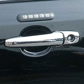 Ford Flex Chrome Door Handle Overlays, 2009, 2010, 2011, 2012, 2013, 2014, 2015, 2016, 2017, 2018, 2019