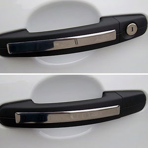 Ford Escape Chrome Door Handle Accent Trim, 2013, 2014, 2015, 2016, 2017, 2018, 2019