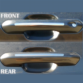 Ford Explorer Chrome Door Handle Accents, 4pc 2020, 2021, 2022, 2023, 2024, 2025, 2026