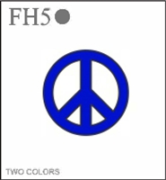 Katzkin Embroidery - Peace Sign