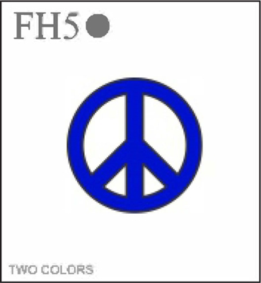 Katzkin Embroidery - Peace Sign