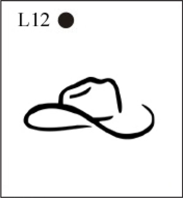 Katzkin Embroidery - Cowboy Hat