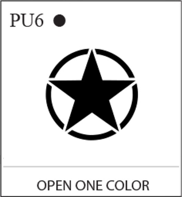 Katzkin Embroidery - Army Star