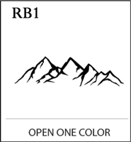Katzkin Embroidery - Mountain Range