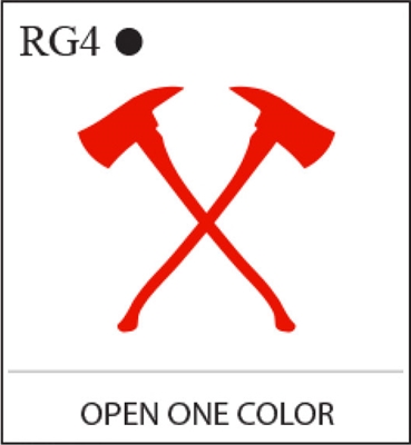 Katzkin Embroidery - Crossed Fire Axes