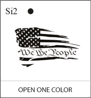 Katzkin Embroidery - 'We the People' Flag