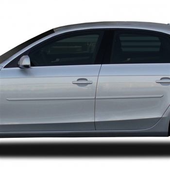 Audi A4 / S4 Painted Body Side Molding, 2009, 2010, 2011, 2012, 2013, 2014, 2015, 2016, 2017, 2018, 2019, 2020, 2021, 2022, 2023