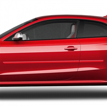 Audi A5 2 Door Painted Body Side Molding, 4pc 2009, 2010, 2011, 2012, 2013, 2014, 2015, 2016
