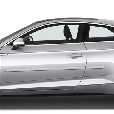 Audi A5 / S5 2 Door Painted Body Side Molding, 2018, 2019, 2020, 2021, 2022, 2023