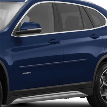 BMW X1 Painted Body Side Moldings, 4pc 2013, 2014, 2015, 2016, 2017, 2018, 2019, 2020, 2021, 2022