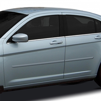 Chrysler 200 Sedan Painted Body Side Moldings, 2011, 2012, 2013, 2014