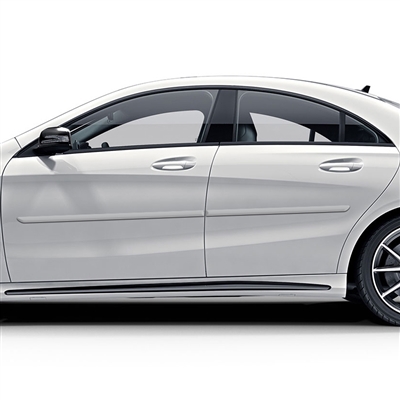 Mercedes CLA Painted Body Side Moldings, 4pc  2014, 2015, 2016, 2017, 2018, 2019, 2020