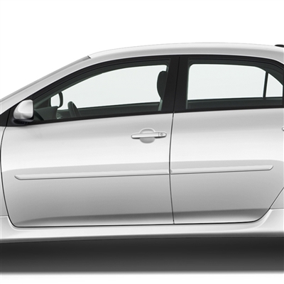 Toyota Corolla Painted Body Side Moldings, 2009, 2010, 2011, 2012, 2013