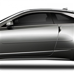 Cadillac CTS Coupe Painted Body Side Moldings, 2011, 2012, 2013, 2014