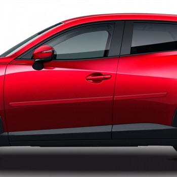 Mazda CX-3 Painted Body Side Moldings, 2016, 2017, 2018, 2019, 2020, 2021