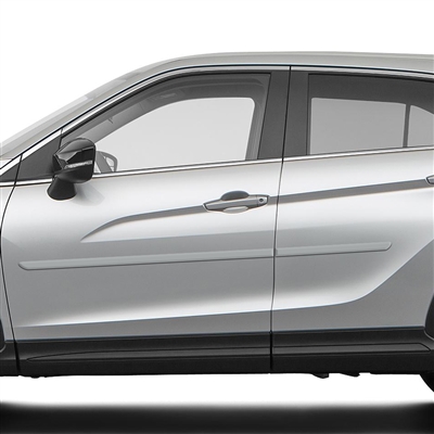 Mitsubishi Eclipse Cross Painted Body Side Moldings, 2018, 2019, 2020, 2021, 2022, 2023