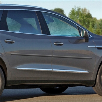 Buick Enclave Painted Body Side Moldings, 2018, 2019, 2020, 2021, 2022, 2023, 2024