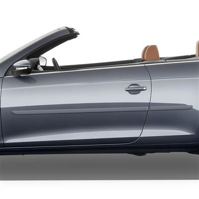 Volkswagen EOS Painted Body Side Moldings, 4pc 2007, 2008, 2009, 2010, 2011, 2012, 2013, 2014, 2015