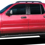 Ford Explorer Sport Trac Painted Body Side Moldings, 2007, 2008, 2009, 2010